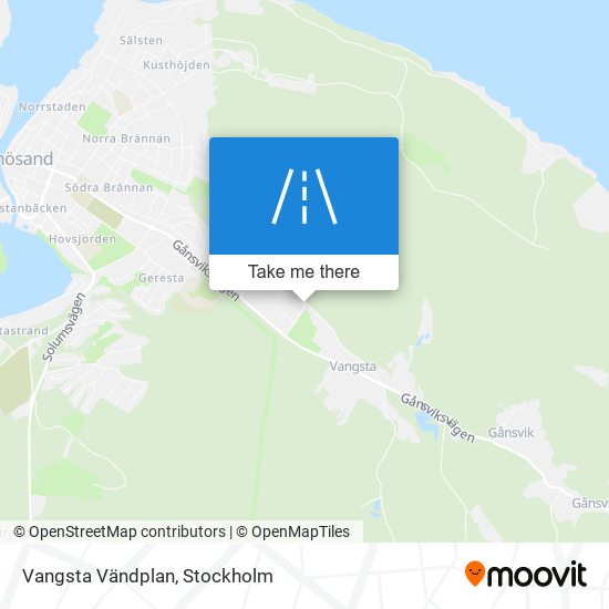 Vangsta Vändplan map