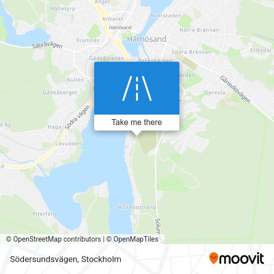 Södersundsvägen map