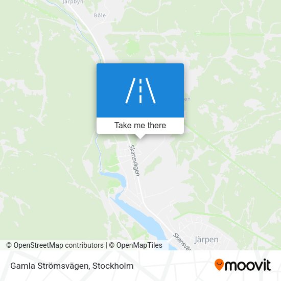 Gamla Strömsvägen map