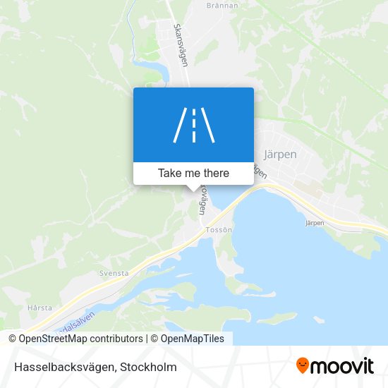 Hasselbacksvägen map