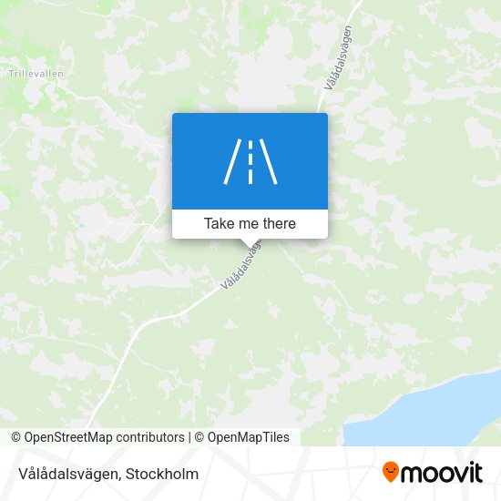 Vålådalsvägen map
