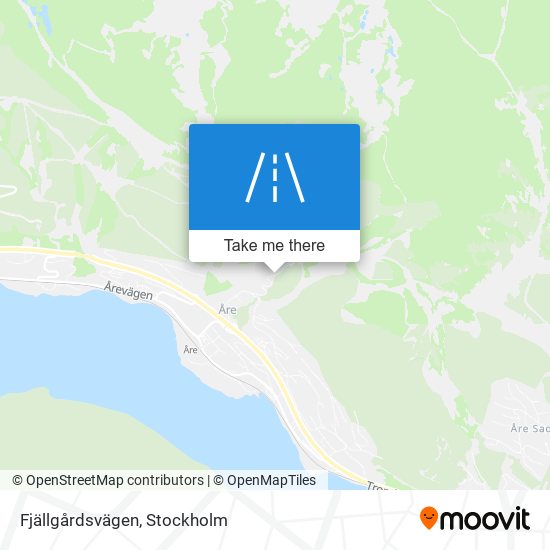 Fjällgårdsvägen map