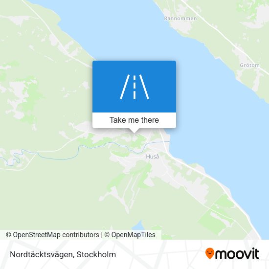 Nordtäcktsvägen map