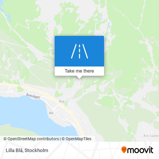 Lilla Blå map