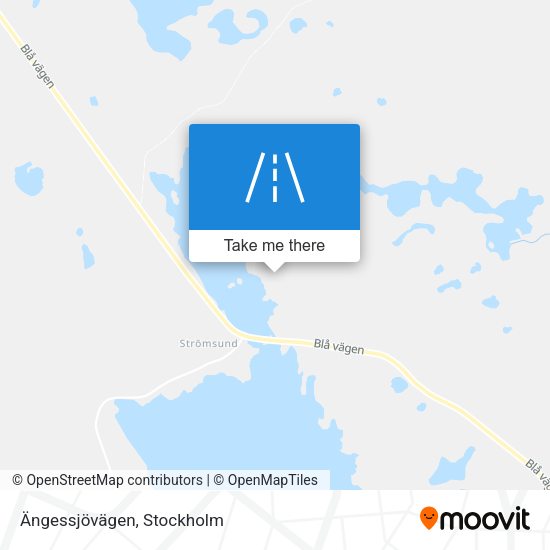Ängessjövägen map