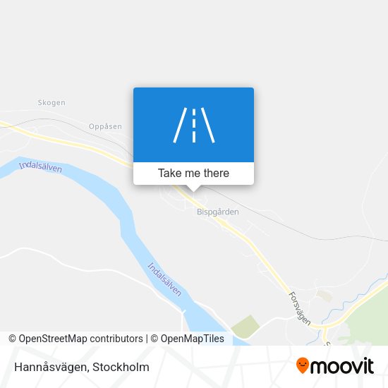 Hannåsvägen map