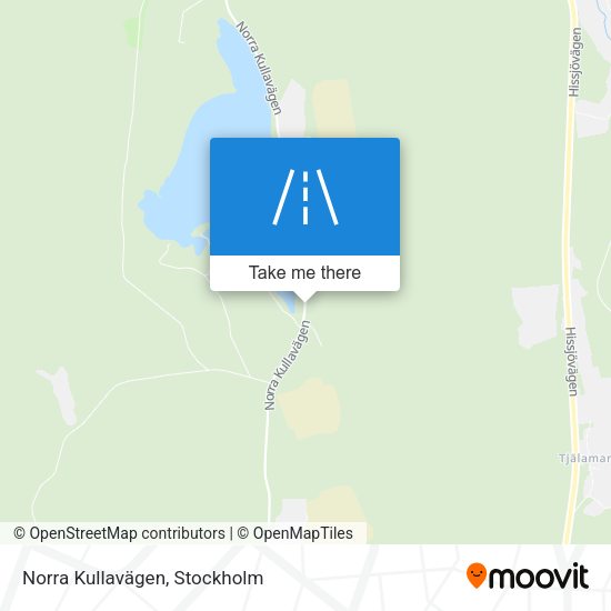 Norra Kullavägen map