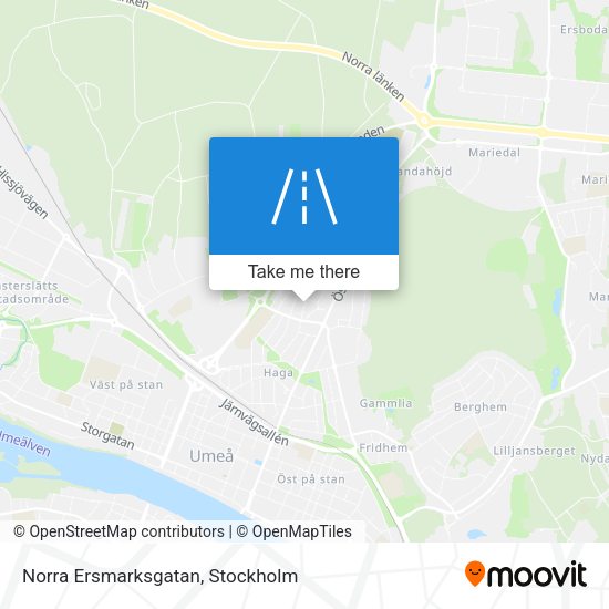 Norra Ersmarksgatan map
