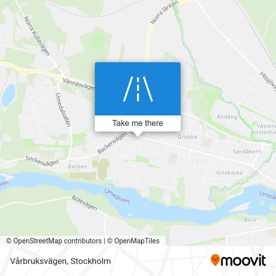Vårbruksvägen map