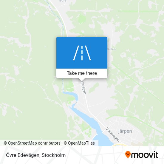 Övre Edevägen map
