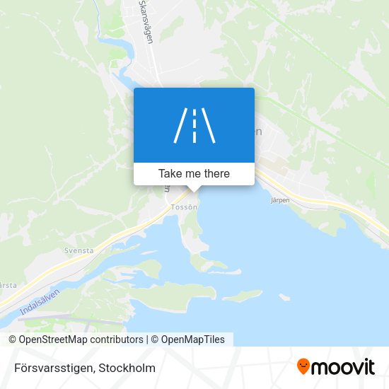 Försvarsstigen map