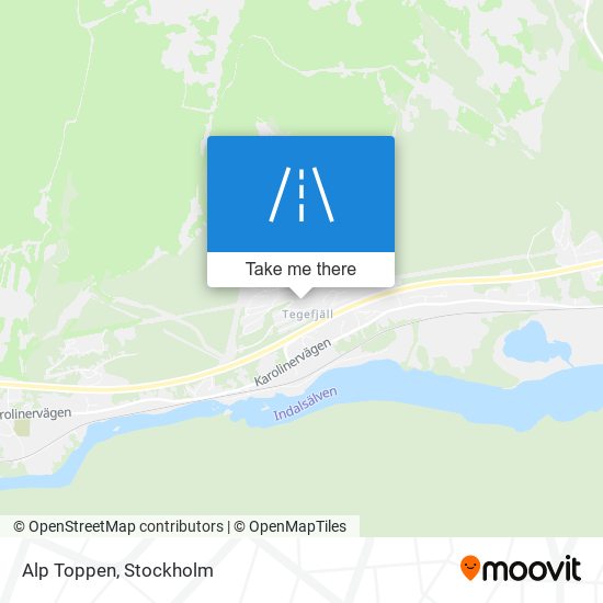 Alp Toppen map