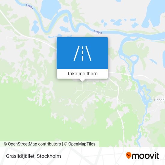 Gräslidfjället map