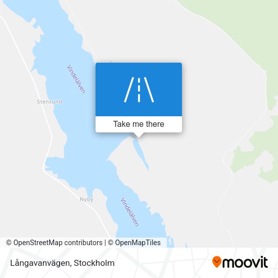 Långavanvägen map