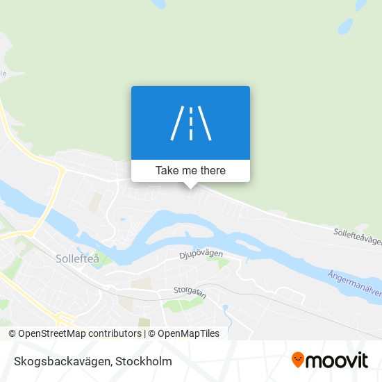 Skogsbackavägen map