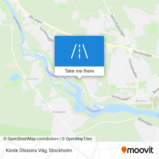 Könik Olssons Väg map