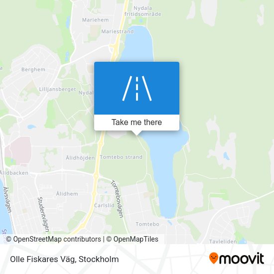Olle Fiskares Väg map