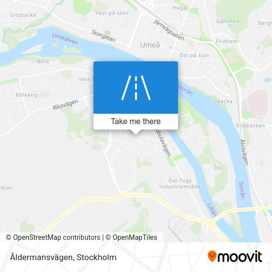 Åldermansvägen map