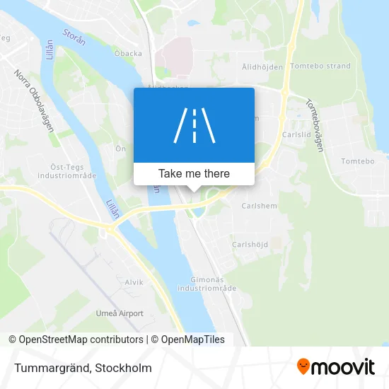 Tummargränd map