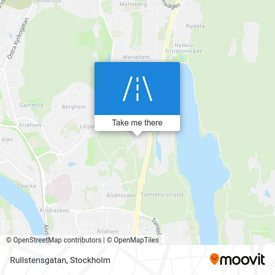 Rullstensgatan map