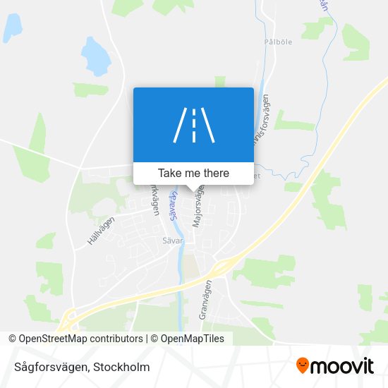 Sågforsvägen map