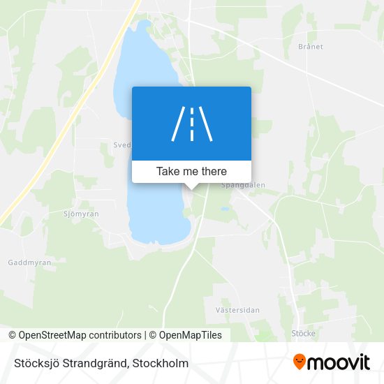 Stöcksjö Strandgränd map