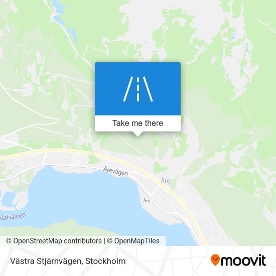 Västra Stjärnvägen map