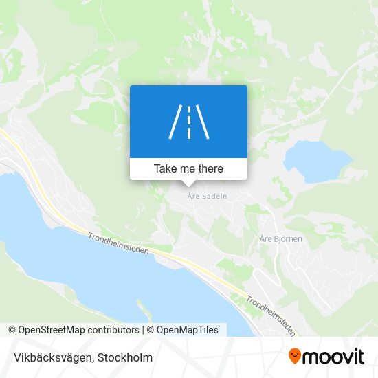 Vikbäcksvägen map