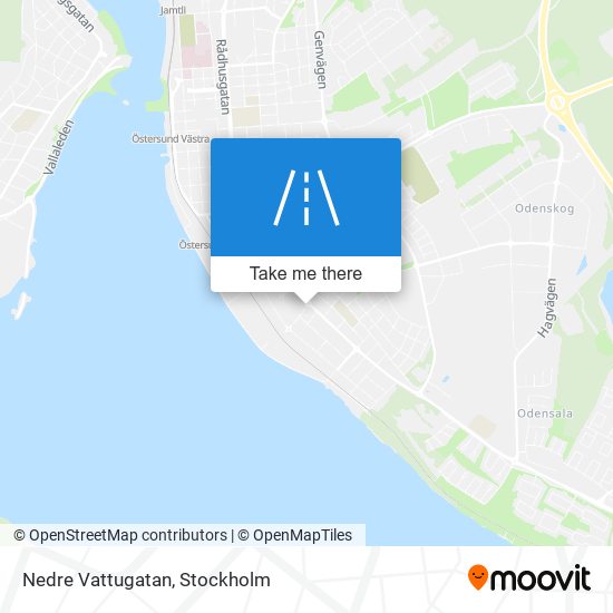 Nedre Vattugatan map