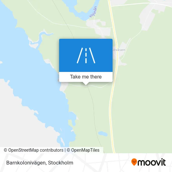 Barnkolonivägen map
