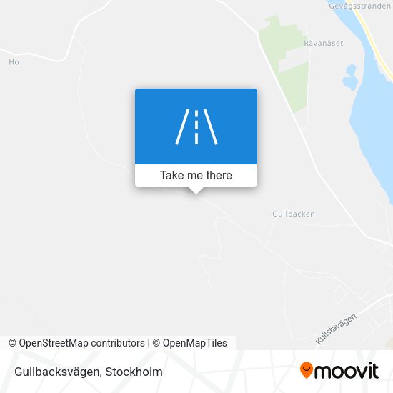 Gullbacksvägen map