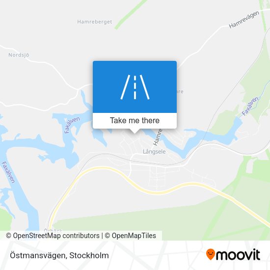 Östmansvägen map