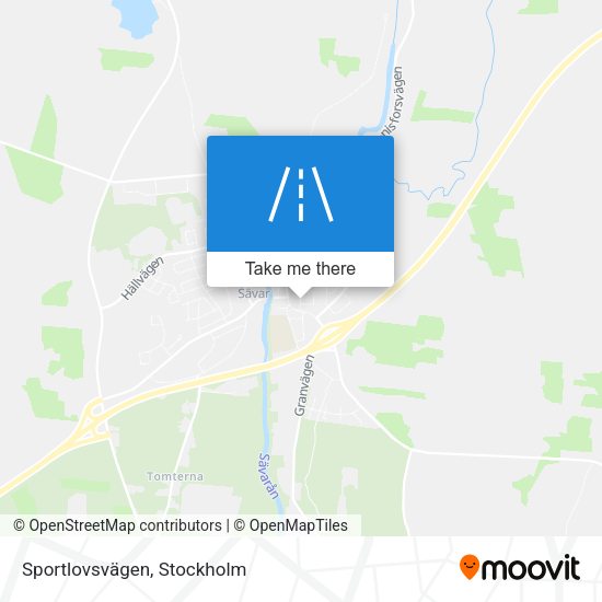 Sportlovsvägen map