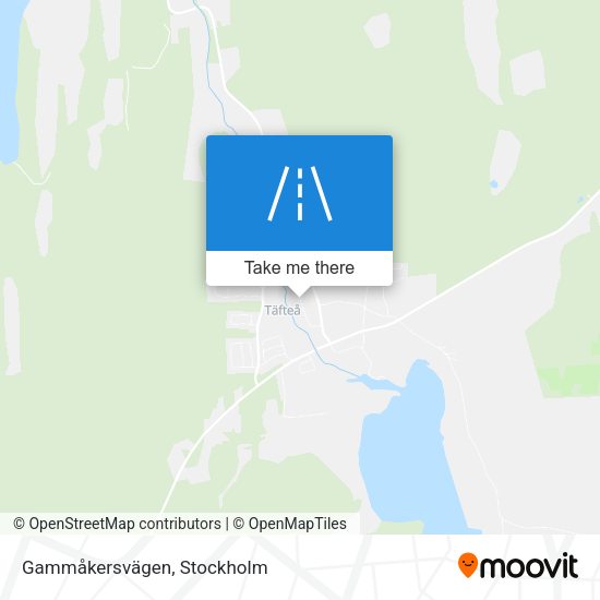 Gammåkersvägen map
