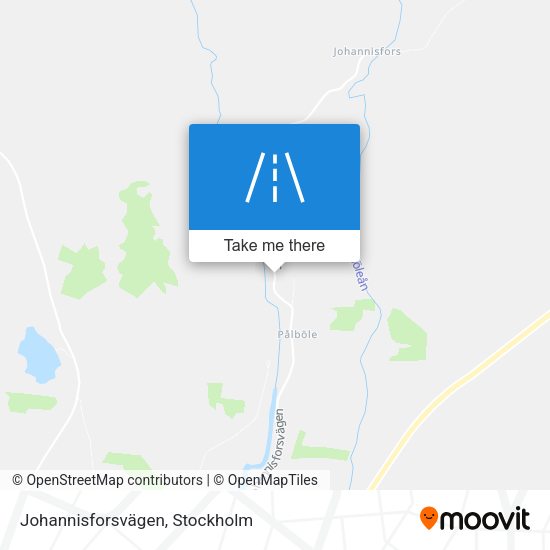Johannisforsvägen map