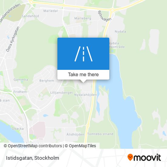 Istidsgatan map