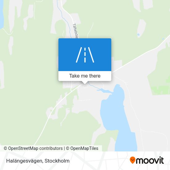 Halängesvägen map