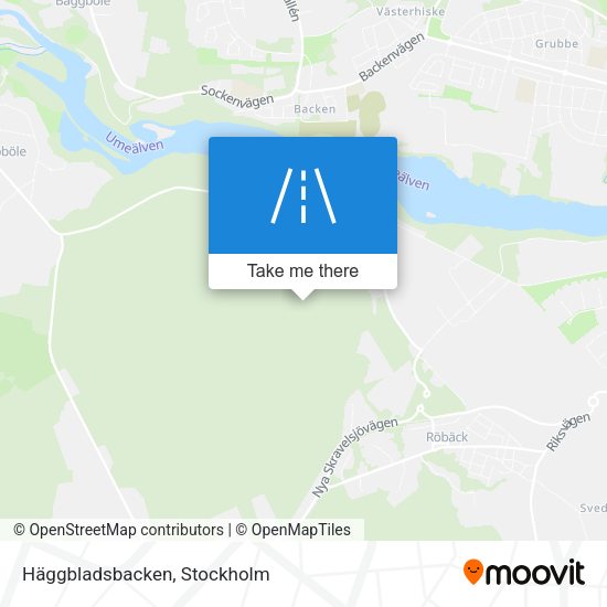 Häggbladsbacken map