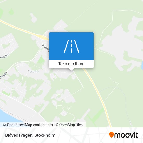 Blåvedsvägen map