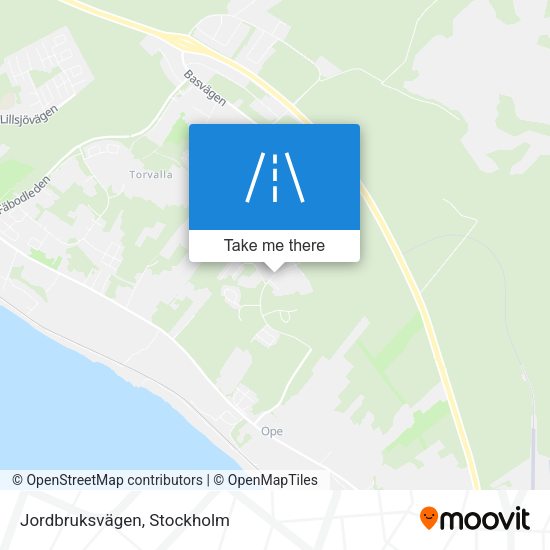Jordbruksvägen map