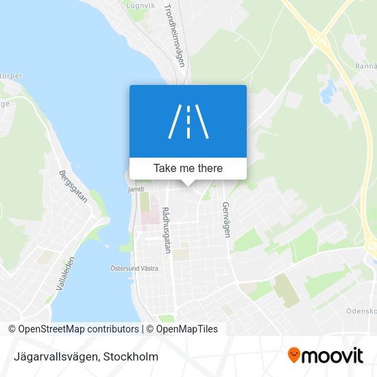 Jägarvallsvägen map