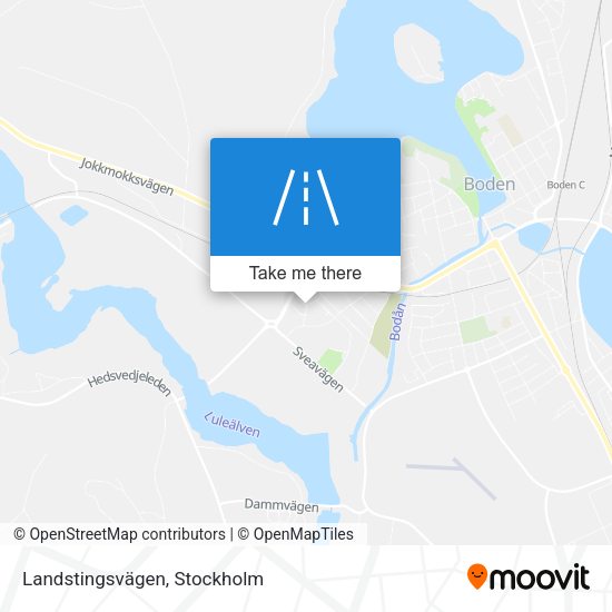 Landstingsvägen map