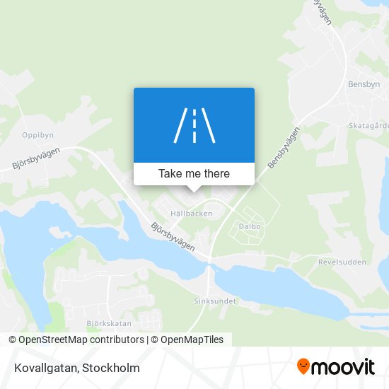 Kovallgatan map