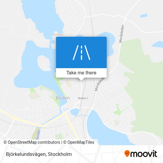 Björkelundsvägen map