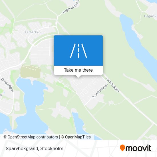 Sparvhökgränd map