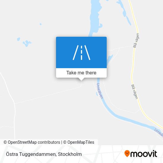 Östra Tuggendammen map