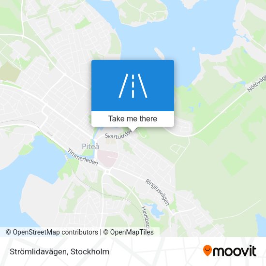 Strömlidavägen map