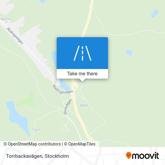 Torrbackavägen map