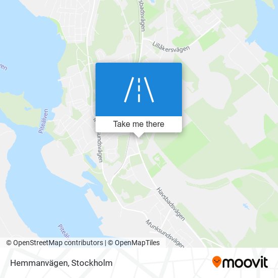 Hemmanvägen map