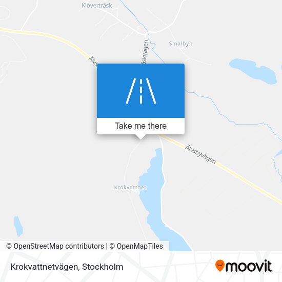 Krokvattnetvägen map